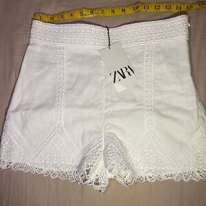 Zara white short